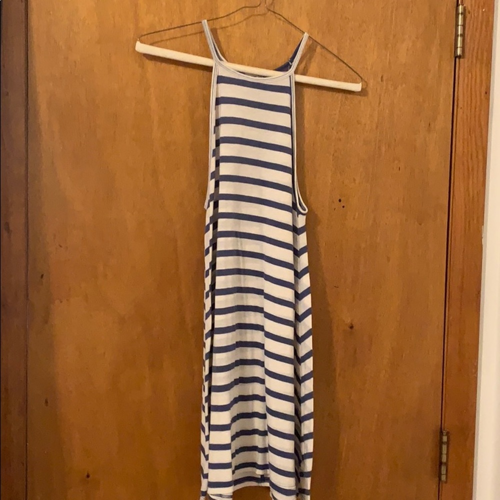 cute not worn blue/ white striped dress